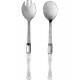 Jogo 2 Peças Para Salada 23,2cm De Aço Inox Com Cabo De Acrílico